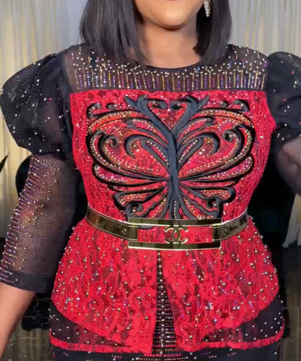 Sparkly Rhinestone Black Maxi Dress for Weddings Parties Cocktails Dinners