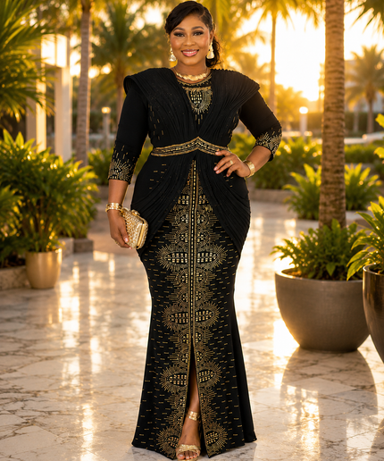 Make An Entrance White Structured Shoulder Crystal Embellished Maxi Dress - Wedding Birthday Outfit Cocktail Party Formal Evening Gown